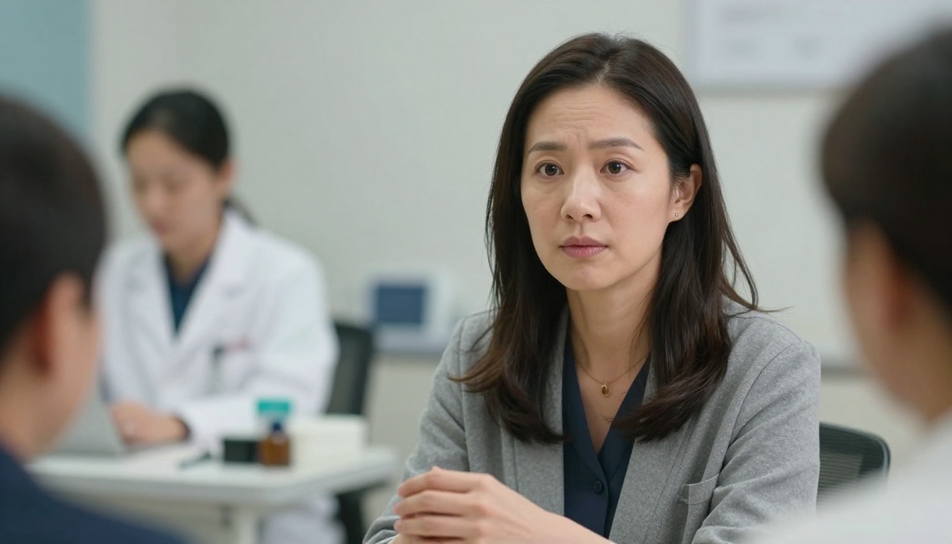 Acupuncturists professional at work with AI overlay