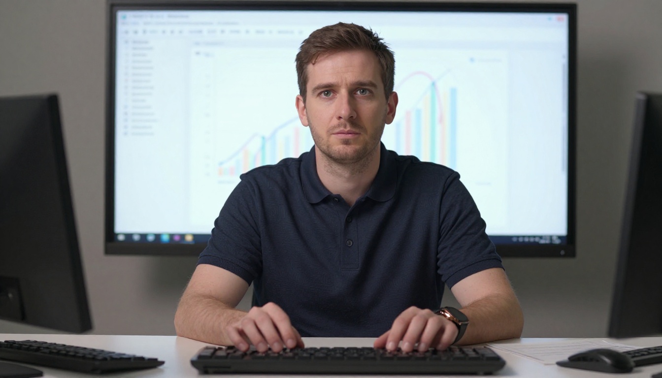 Cost Estimators professional at work with AI overlay