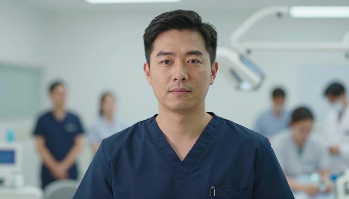 Dentists, General professional at work with AI overlay