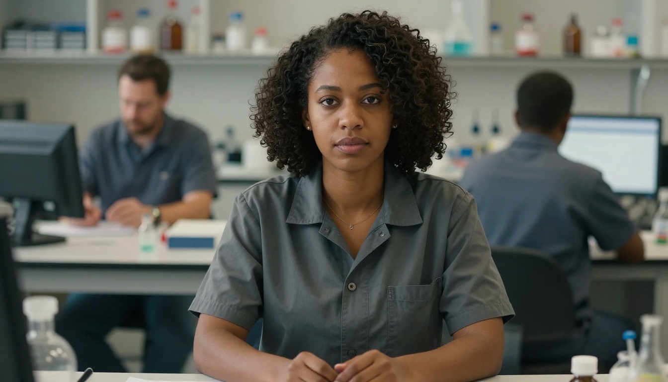 Geological Technicians, Except Hydrologic Technicians professional at work with AI overlay