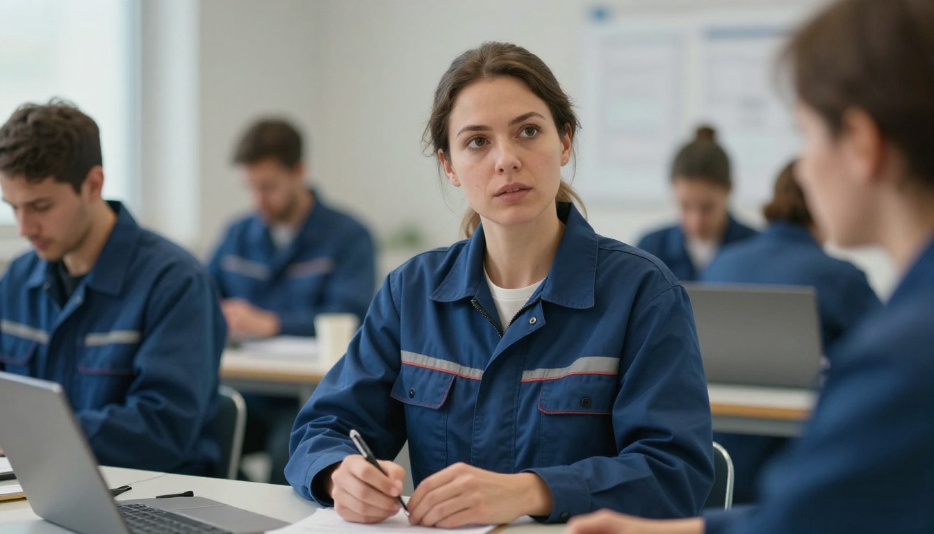 Helpers--Extraction Workers professional at work with AI overlay