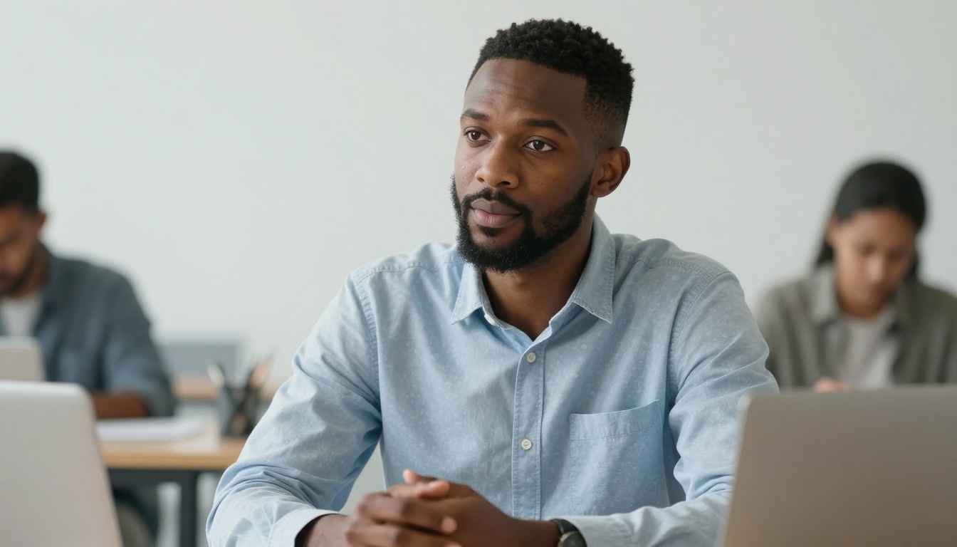 Instructional Coordinators professional at work with AI overlay