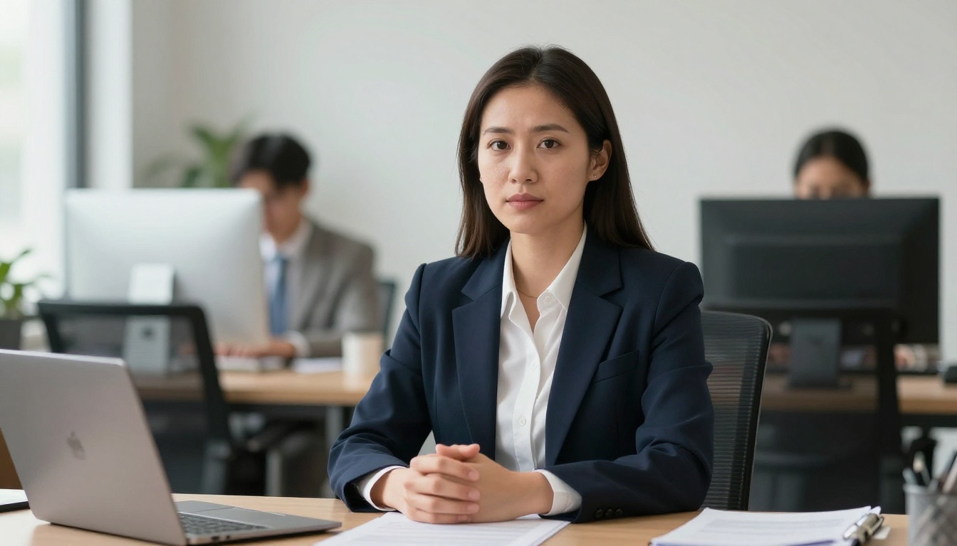 Purchasing Managers professional at work with AI overlay