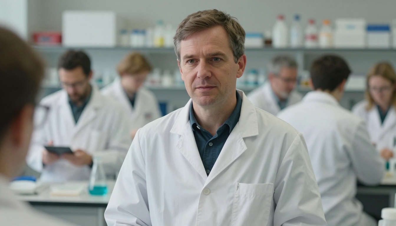 Sociologists professional at work with AI overlay